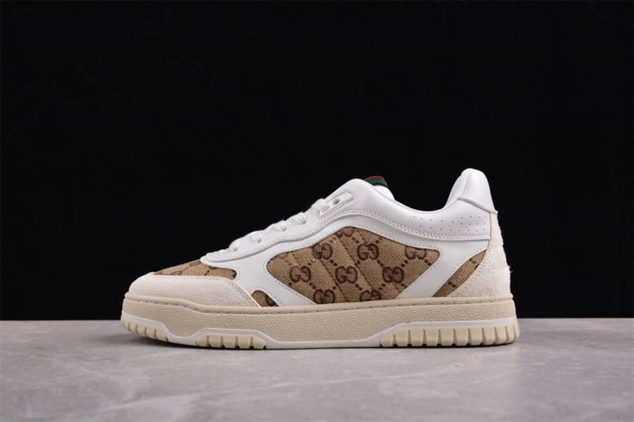 Tênis Gucci Re-Web Sneaker White Beige