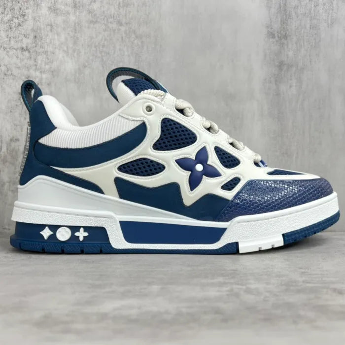 Tênis Louis Vuitton LV Skate Sneaker Marine White