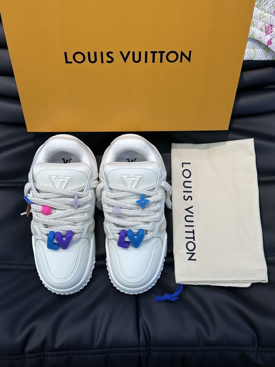 Tênis Louis Vuitton LV Trainer Maxi White