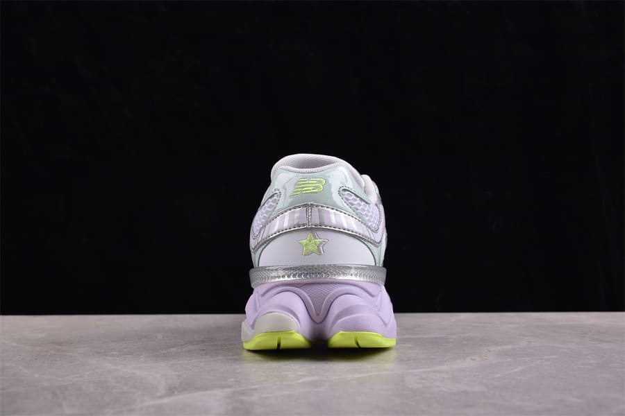 Tênis New Balance 9060 White Silver Metalic Taro