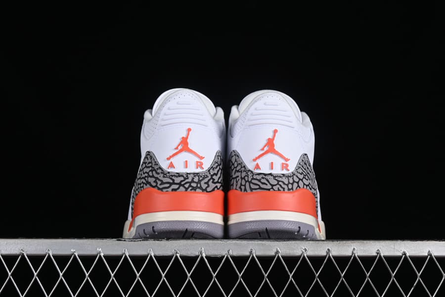Tênis Air Jordan 3 White Georgia Peach