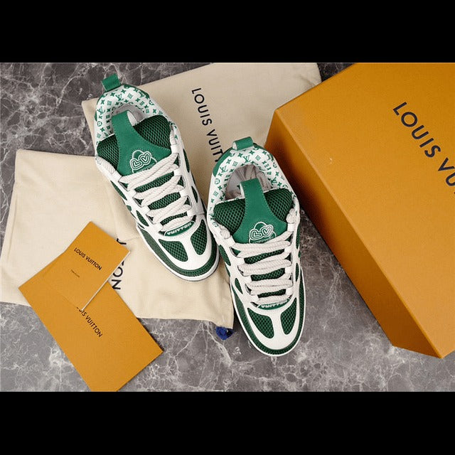 Tênis Louis Vuitton LV Skate Sneaker Green White