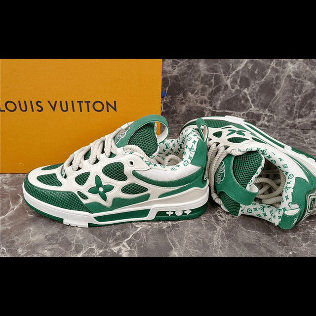 Tênis Louis Vuitton LV Skate Sneaker Green White