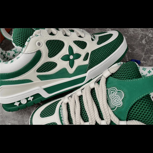 Tênis Louis Vuitton LV Skate Sneaker Green White