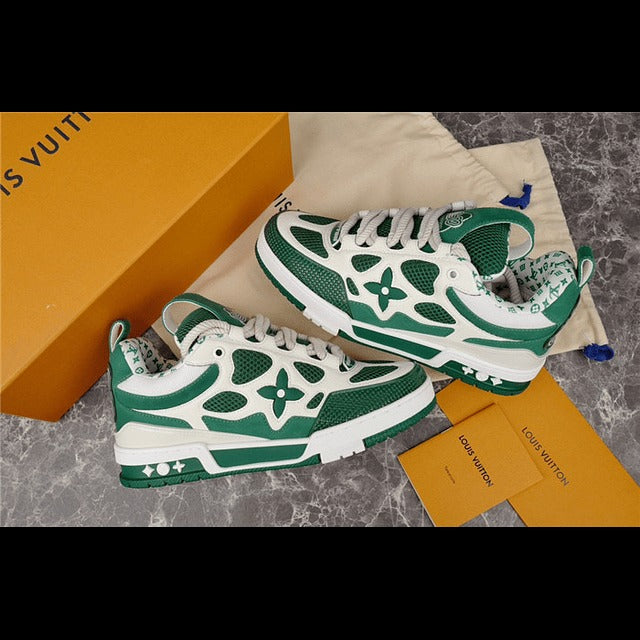 Tênis Louis Vuitton LV Skate Sneaker Green White