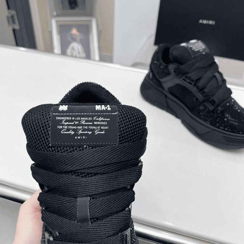 Tênis Amiri MA-1 'Crystal Black'