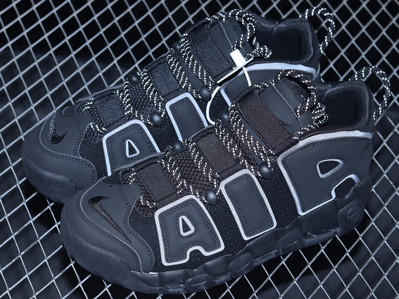 Tênis Nike Air More Uptempo Black Reflective (2018)