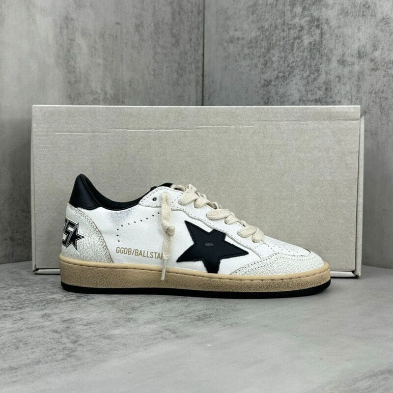 Tênis Golden Goose Ball Star 'Sneakers' White Star Black