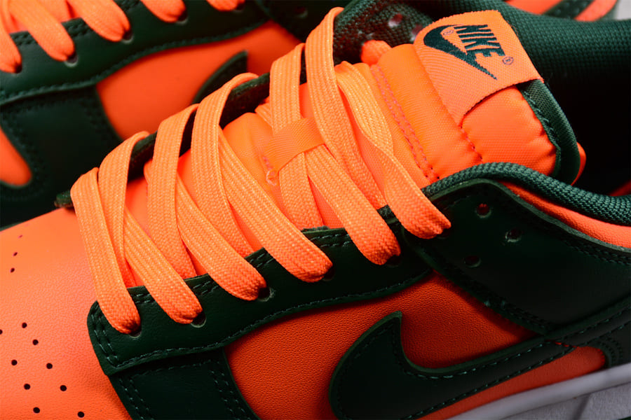 Tênis Nike Dunk Low Miami Hurricanes