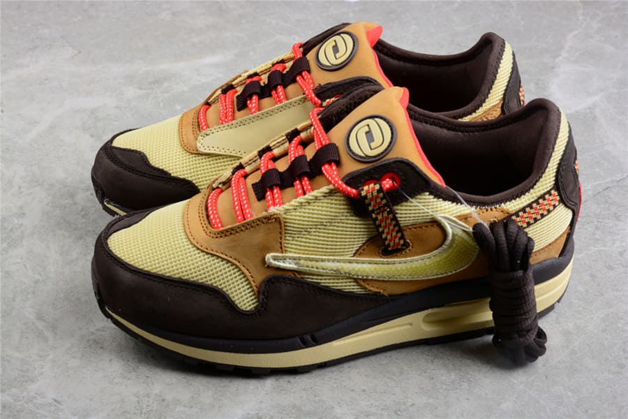 Tênis Air Max 1 x Cactus Jack RESTOCK Baroque Brown