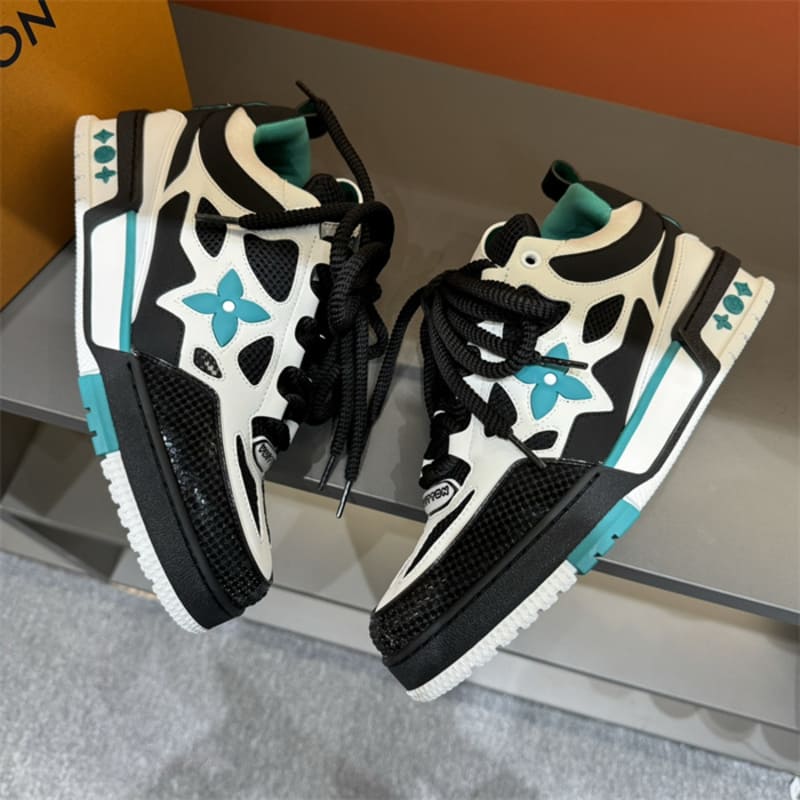 Tênis Louis Vuitton LV Skate Black Green