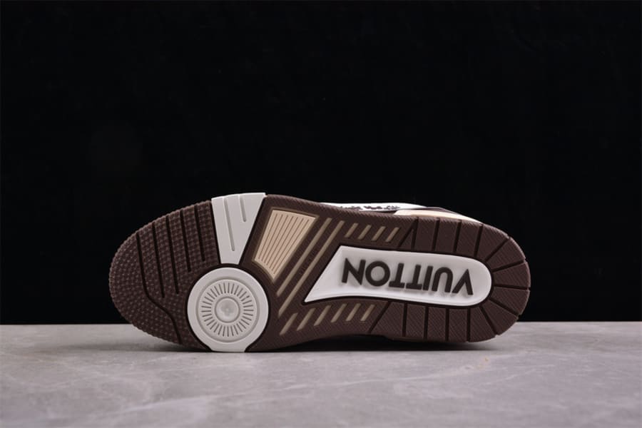 Tênis Louis Vuitton LV Trainer Tyler, the Creator White Mocha