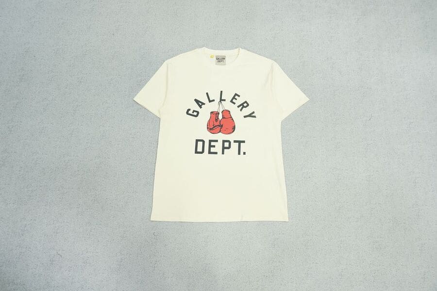 Camiseta Gallery Dept. Boxing Vintage Beje
