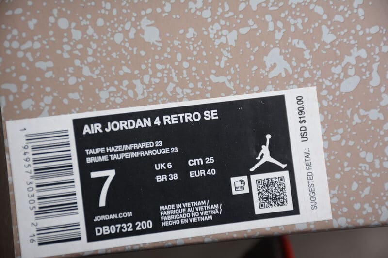 Tênis Air Jordan 4 Taupe Haze