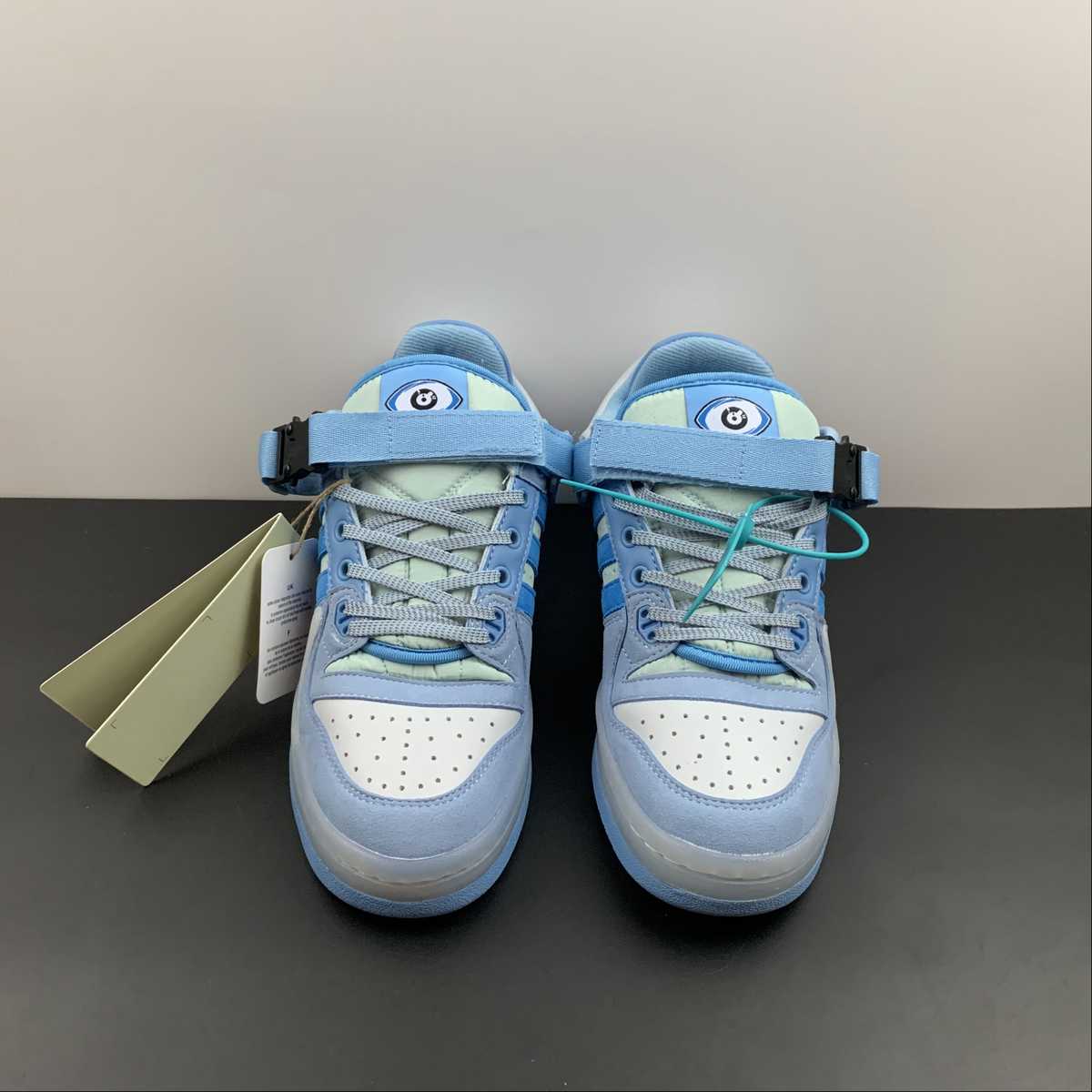 Tênis Adidas Bad Bunny x Forum Buckle Low Blue Tint