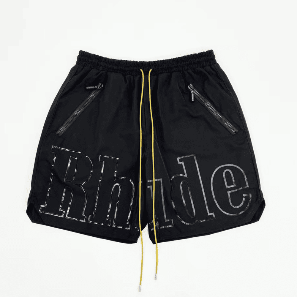 PRONTA ENTREGA - Shorts Rhude Logo All Black