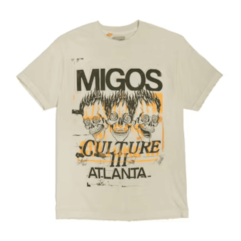 Camiseta Gallery Dept. x Migos For Culture III Three Skulls