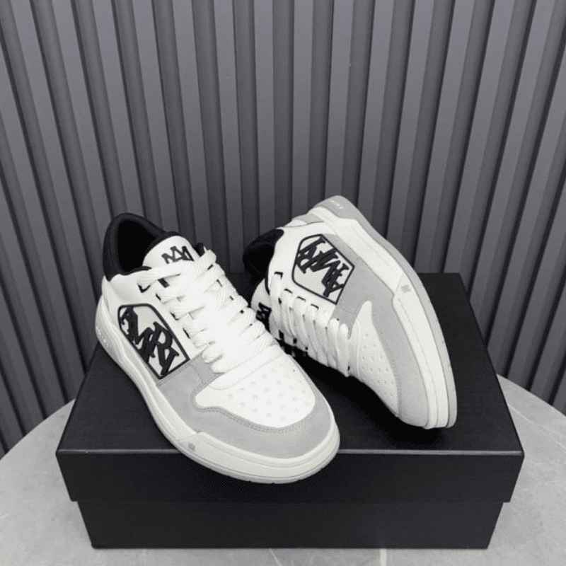 Tênis Amiri Classic Low White Grey