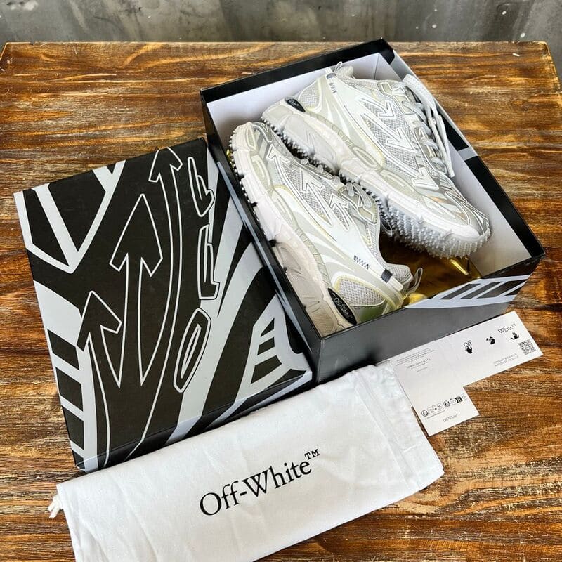 Tênis Off-White Be Right Back Grey Silver