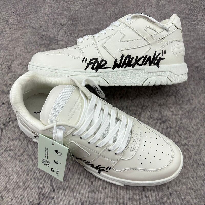 Tênis Off-White Out of Office For Walking White