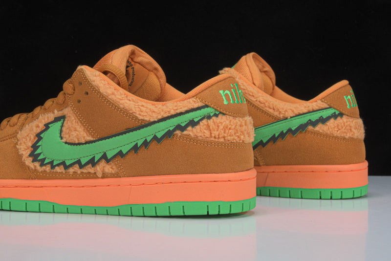 Tênis Nike Dunk Low Grateful Dead Bears Orange