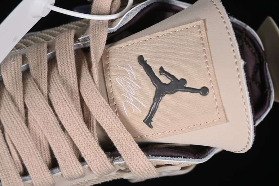 Tênis Air Jordan 4 x A Ma Maniere "Fossil Stone"