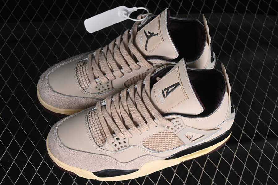 Tênis Air Jordan 4 x A Ma Maniere "Fossil Stone"