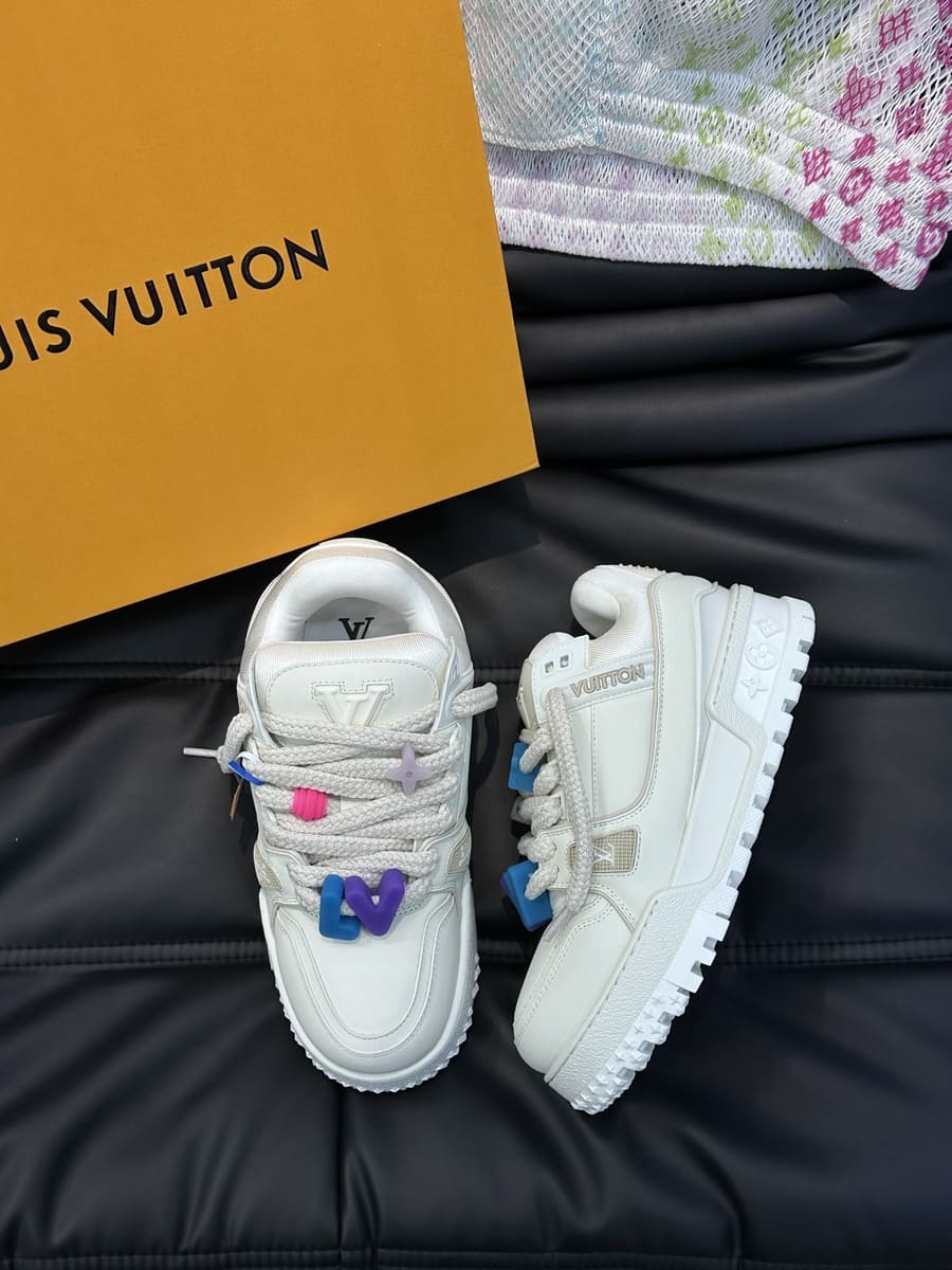 Tênis Louis Vuitton LV Trainer Maxi White
