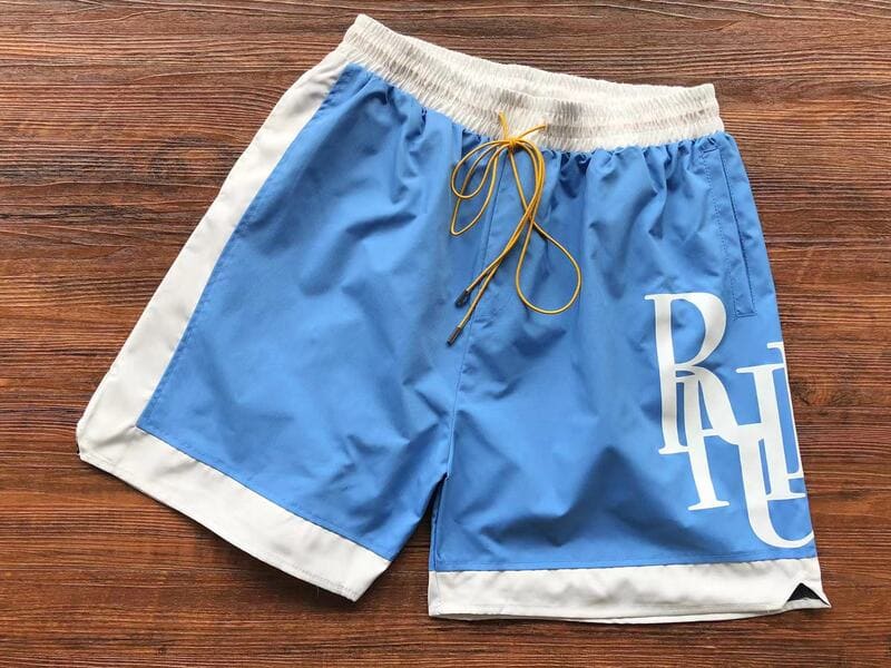 Shorts Rhude Side Logo Blue