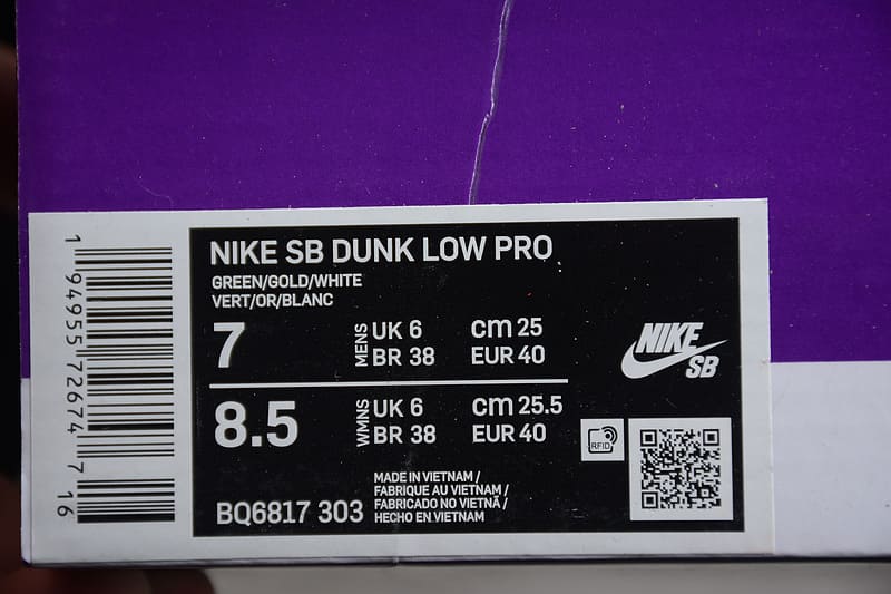 Tênis Nike Dunk Low SB "St Patrick's Day"