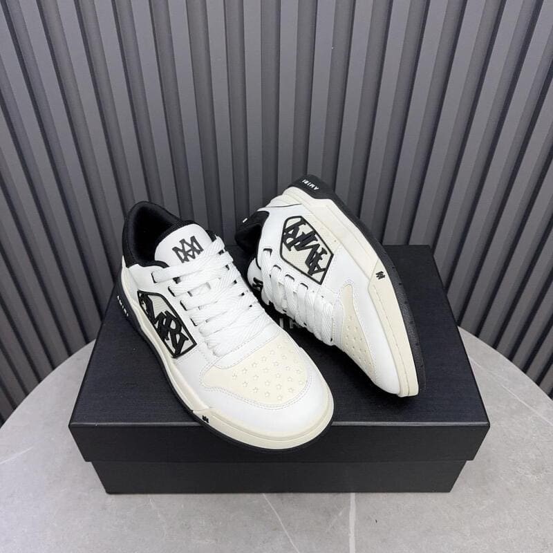 Tênis Amiri Classic Low Black White