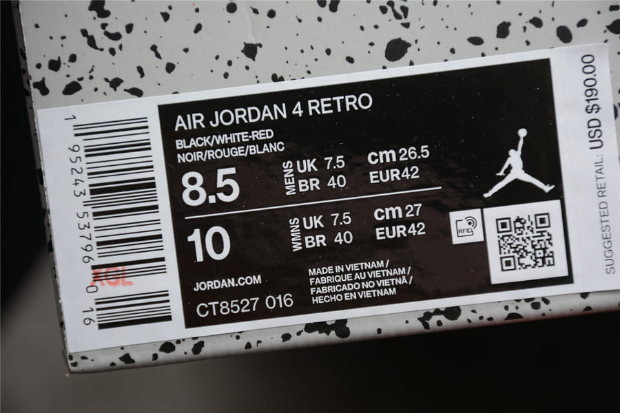 Tênis Air Jordan 4 Red Thunder