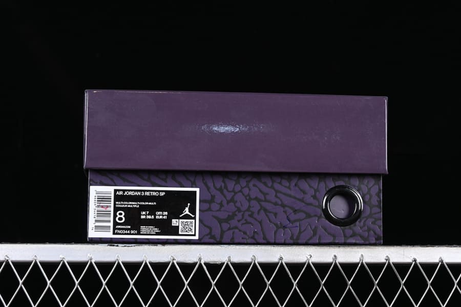 Tênis Air Jordan 3 x J Balvin SP Medellín Sunset
