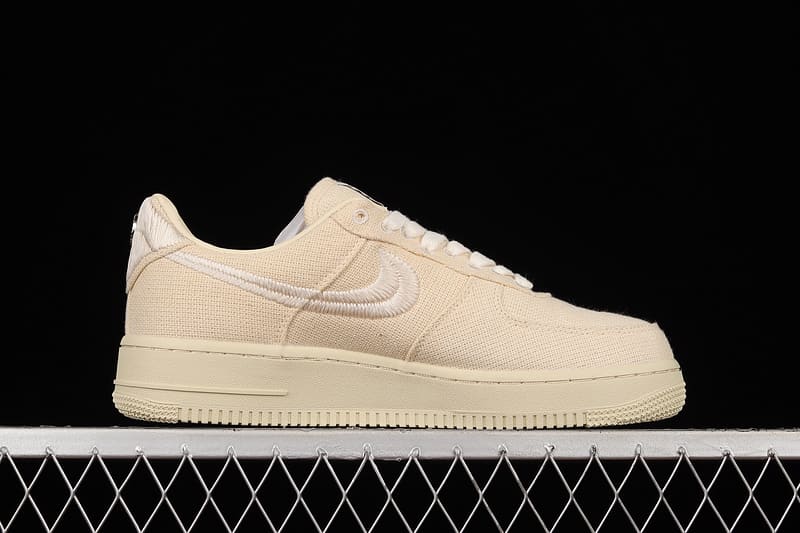 Tênis Nike x Stussy Air Force 1 Low Fossil Stone