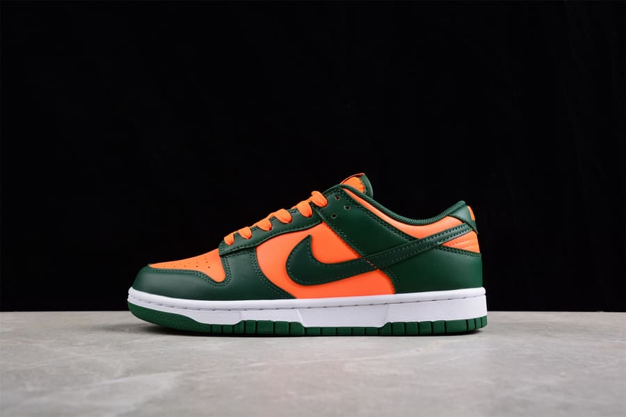 Tênis Nike Dunk Low Miami Hurricanes