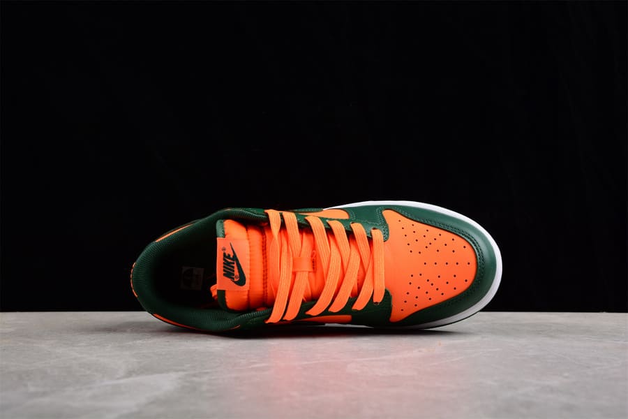 Tênis Nike Dunk Low Miami Hurricanes