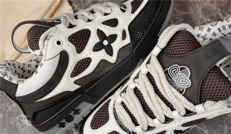 Tênis Louis Vuitton LV Skate Sneaker Grey White