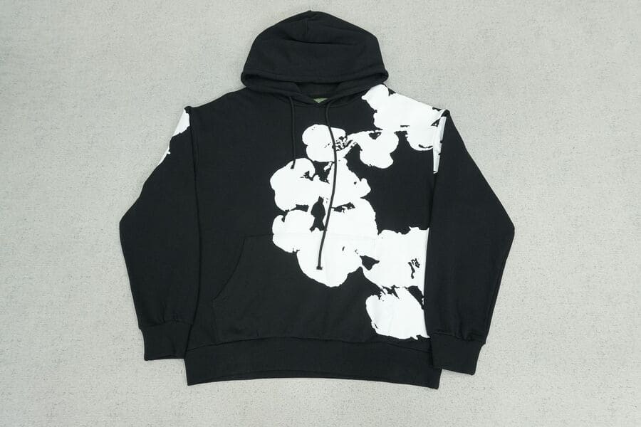 Moletom Denim Tears Big Cotton Wreath Black