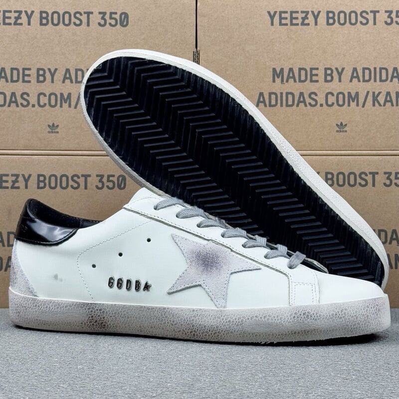 Tênis Golden Goose Super-Star White Black