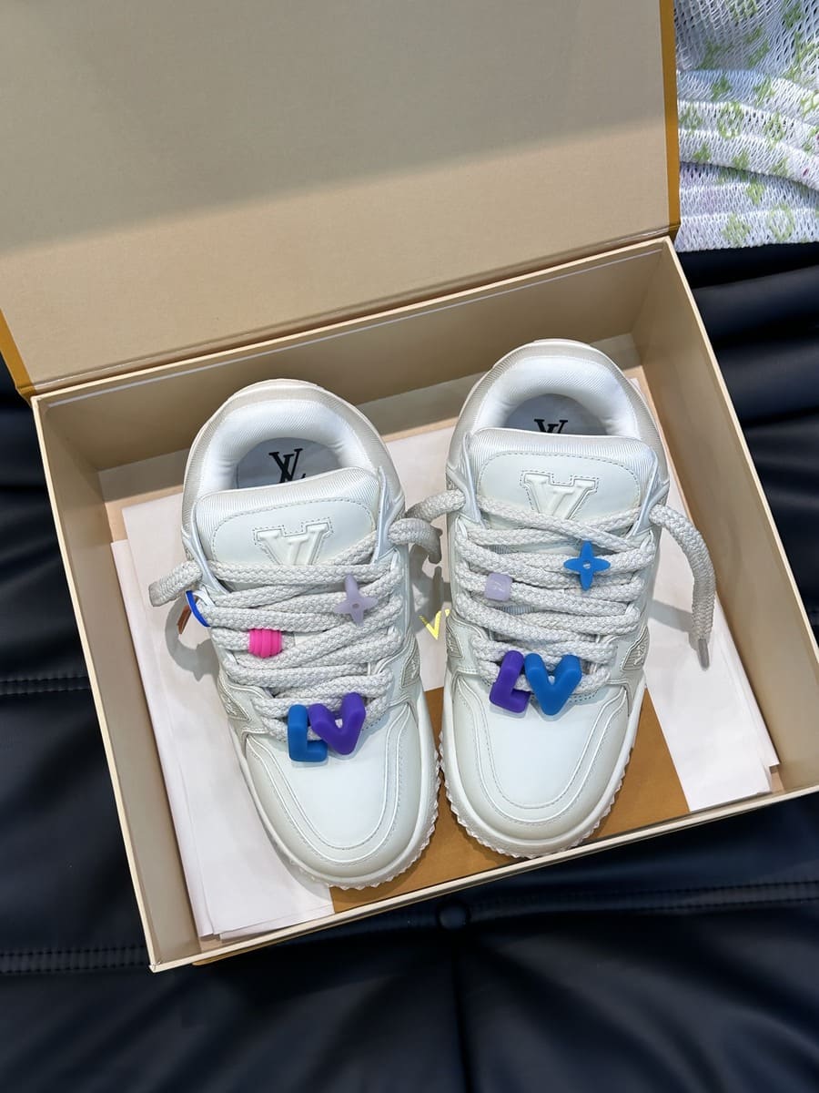 Tênis Louis Vuitton LV Trainer Maxi White