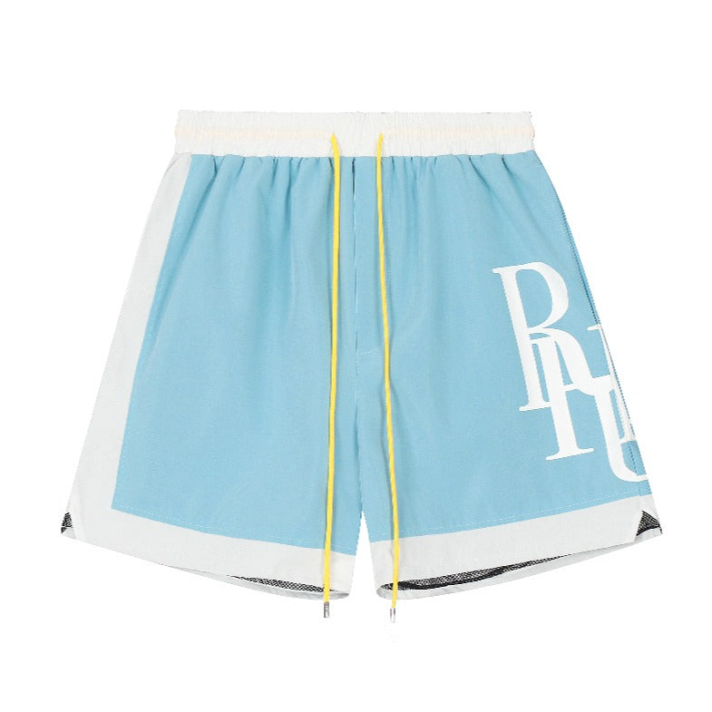Shorts Rhude Side Logo Blue