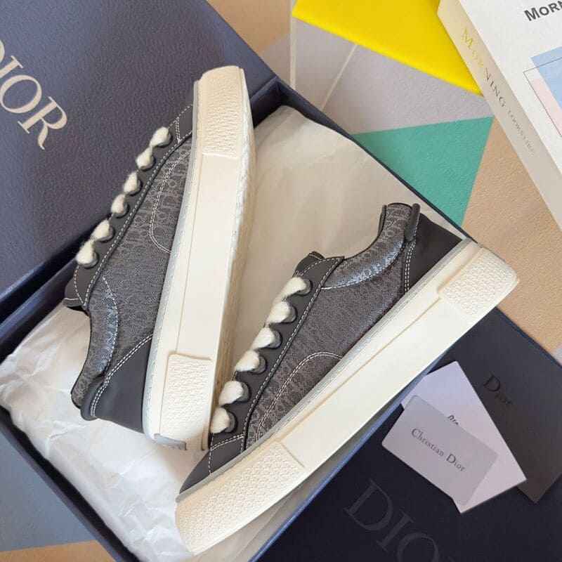 Tênis Dior B33 Black Oblique Jacquard