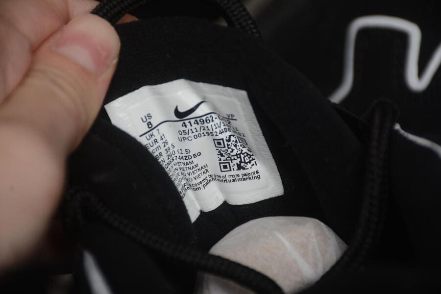 Tênis Nike Air More Uptempo Black White
