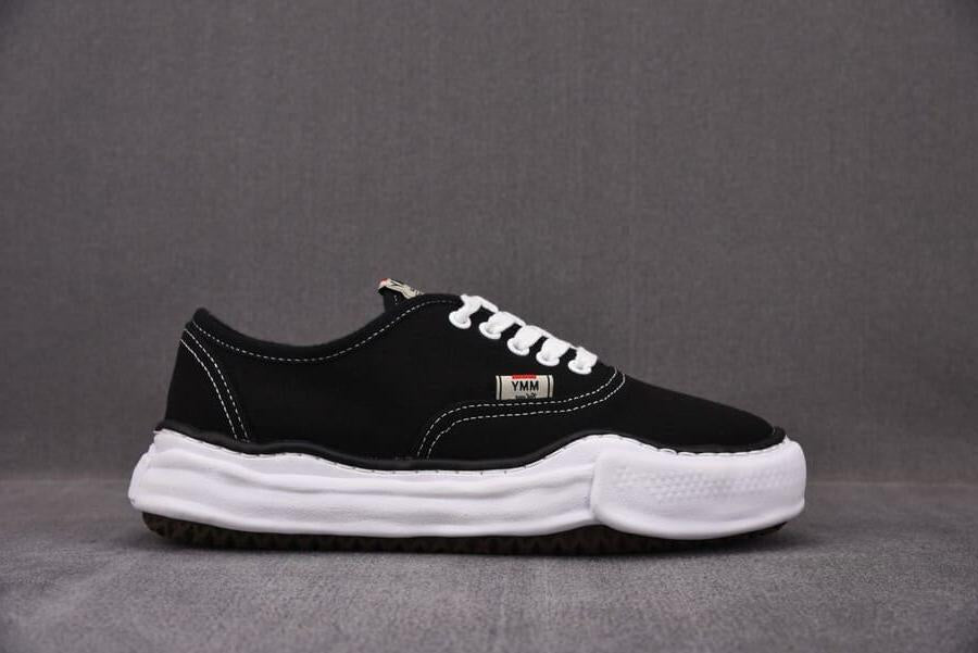 Tênis Maison Mihara Yasuhiro Baker OG Sole Canvas Low Black