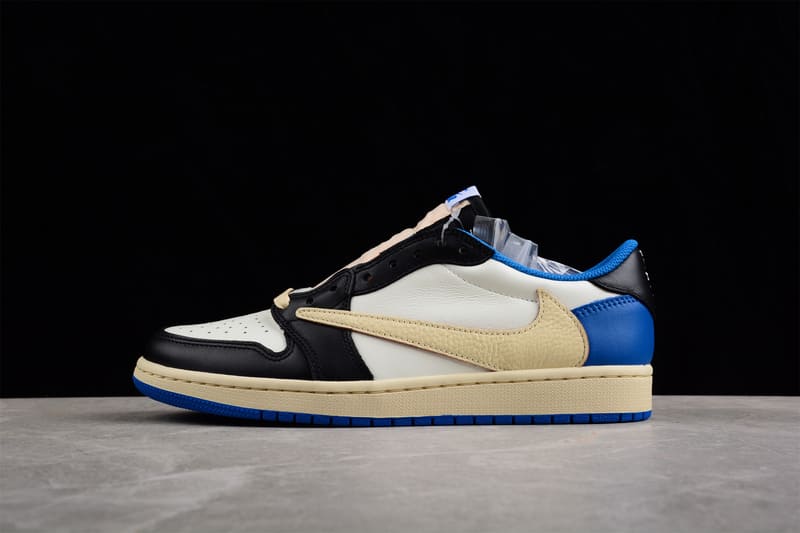 Tênis Air Jordan 1 Low Travis Scott Fragment Design