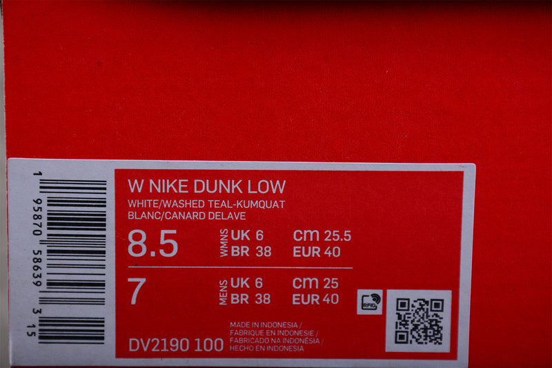 Tênis Nike Dunk Low Teal Zeal