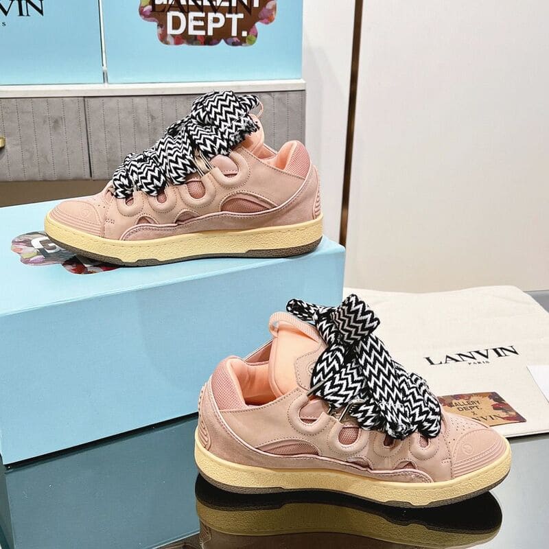 Tênis Lanvin Curb Pale Pink
