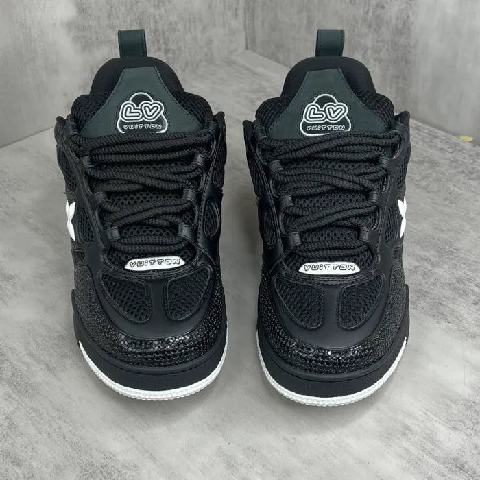 Tênis Louis Vuitton LV Skate Sneaker Black White