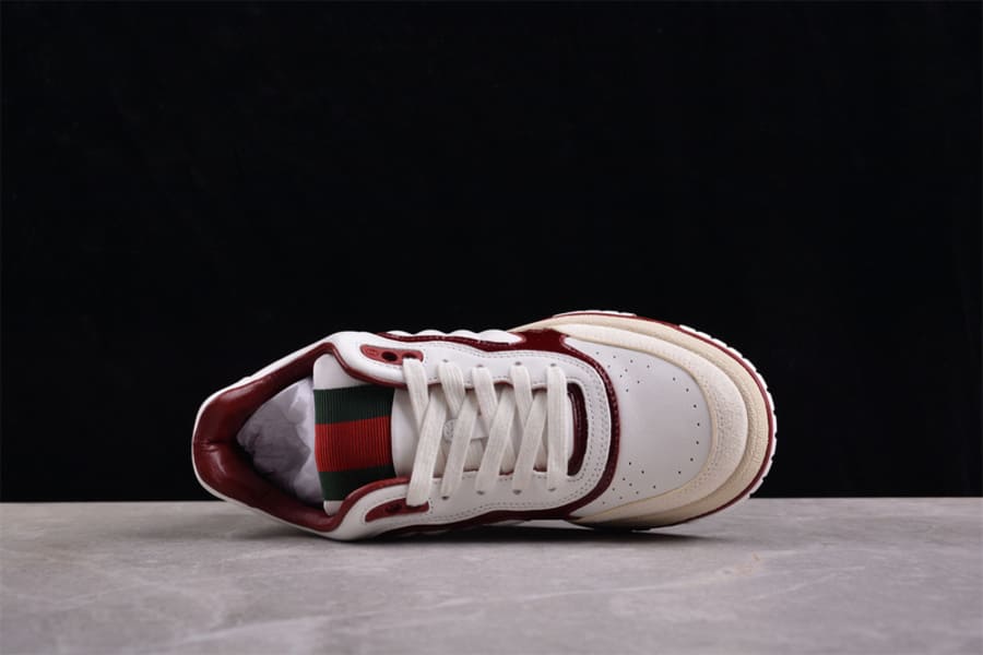 Tênis Gucci Re-Web Sneaker White Red