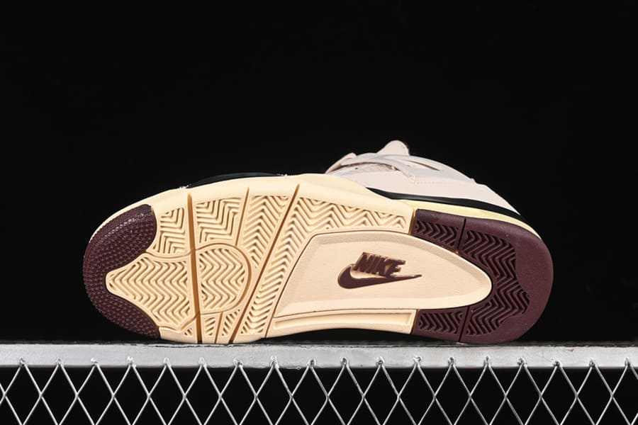 Tênis Air Jordan 4 x A Ma Maniere "Fossil Stone"
